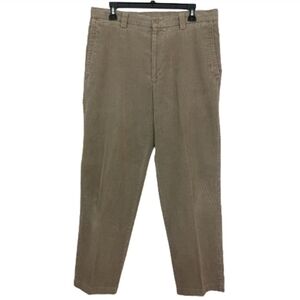 KENNETH COLE REACTION TAN CORDUROY Men's Cotton Dress Slack Pants Size 34 X 30